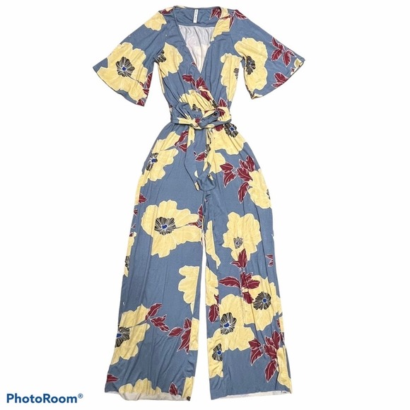 Rachel Pally Wide Leg Floral Jumpsuit - Picture 1 of 5